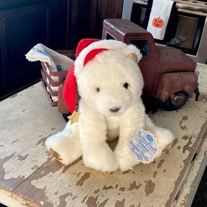 Hallmark 2000 Christmas Snowball Polar bear stuffed animal